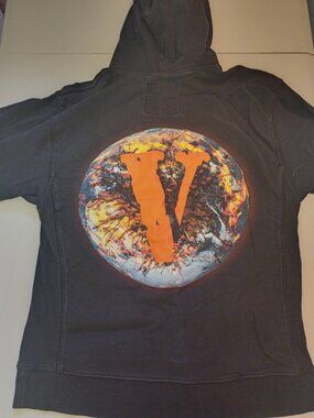 Juice Wrld X Vlone Cosmic Hoodie Black Adult Large RARE Limited Edition